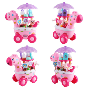 اسباب بازی نوزادی ماشین برقی آب نبات بستنی فروشی مدل زرافه Candy Ice Cream Car _اسباب بازی نوزادی